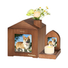 Pet loss of dog cat urn memorial home large medium and small burial coffin cat dog cremation urn casket